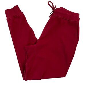 Original Use Red Jogger Pants Mens Small Sweatpants Cotton and Polyester Blend